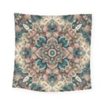 Floral Flora Flower Flowers Nature Pattern Square Tapestry (Small)