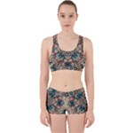 Floral Flora Flower Flowers Nature Pattern Work It Out Gym Set