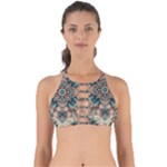 Floral Flora Flower Flowers Nature Pattern Perfectly Cut Out Bikini Top