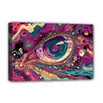 Human Eye Pattern Deluxe Canvas 18  x 12  (Stretched)