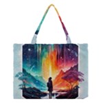 Starry Night Wanderlust: A Whimsical Adventure Medium Tote Bag