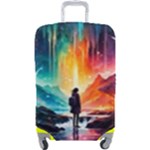 Starry Night Wanderlust: A Whimsical Adventure Luggage Cover (Large)