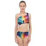 Starry Night Wanderlust: A Whimsical Adventure Spliced Up Two Piece Swimsuit