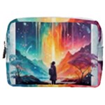 Starry Night Wanderlust: A Whimsical Adventure Make Up Pouch (Medium)