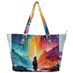 Starry Night Wanderlust: A Whimsical Adventure Full Print Shoulder Bag