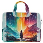 Starry Night Wanderlust: A Whimsical Adventure MacBook Pro 16  Double Pocket Laptop Bag 