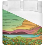 Painting Colors Box Green Duvet Cover (King Size)