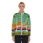 Painting Colors Box Green Women s Bomber Jacket