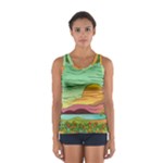 Painting Colors Box Green Sport Tank Top 