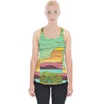 Painting Colors Box Green Piece Up Tank Top