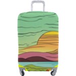 Painting Colors Box Green Luggage Cover (Large)