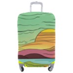 Painting Colors Box Green Luggage Cover (Medium)