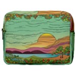 Painting Colors Box Green Make Up Pouch (Large)