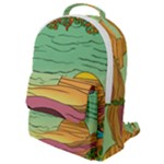 Painting Colors Box Green Flap Pocket Backpack (Small)