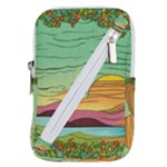 Painting Colors Box Green Belt Pouch Bag (Small)