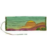 Painting Colors Box Green Roll Up Canvas Pencil Holder (M)