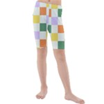 Board Pictures Chess Background Kids  Mid Length Swim Shorts