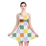 Board Pictures Chess Background Reversible Skater Dress