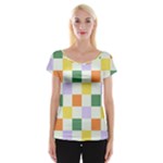 Board Pictures Chess Background Cap Sleeve Top