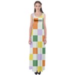 Board Pictures Chess Background Empire Waist Maxi Dress