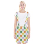 Board Pictures Chess Background Braces Suspender Skirt