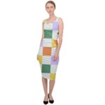 Board Pictures Chess Background Sleeveless Pencil Dress
