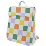 Board Pictures Chess Background Flap Top Backpack