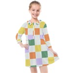 Board Pictures Chess Background Kids  Quarter Sleeve Shirt Dress