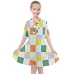 Board Pictures Chess Background Kids  All Frills Chiffon Dress
