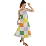 Board Pictures Chess Background Summer Maxi Dress