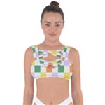 Board Pictures Chess Background Bandaged Up Bikini Top
