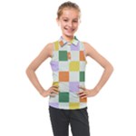 Board Pictures Chess Background Kids  Sleeveless Polo T-Shirt