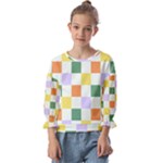 Board Pictures Chess Background Kids  Cuff Sleeve Top