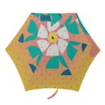 Abstract Geometric Bauhaus Polka Dots Retro Memphis Art Mini Folding Umbrellas