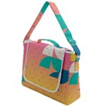 Abstract Geometric Bauhaus Polka Dots Retro Memphis Art Box Up Messenger Bag