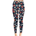 Flowers Pattern Floral Antique Floral Nature Flower Graphic Everyday Leggings 