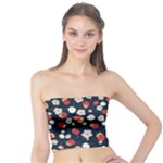 Flowers Pattern Floral Antique Floral Nature Flower Graphic Tube Top