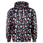Flowers Pattern Floral Antique Floral Nature Flower Graphic Men s Overhead Hoodie