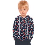 Flowers Pattern Floral Antique Floral Nature Flower Graphic Kids  Overhead Hoodie