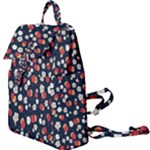 Flowers Pattern Floral Antique Floral Nature Flower Graphic Buckle Everyday Backpack