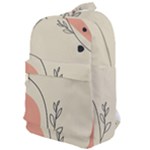 Pattern Line Art Texture Minimalist Design Classic Backpack