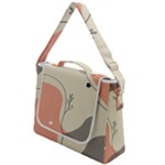 Pattern Line Art Texture Minimalist Design Box Up Messenger Bag