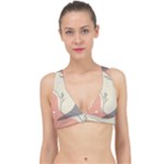 Pattern Line Art Texture Minimalist Design Classic Banded Bikini Top