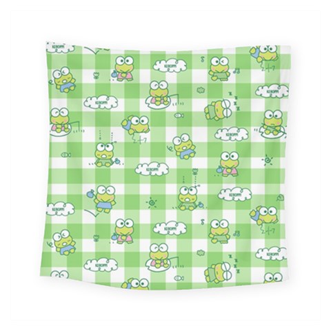 Frog Cartoon Pattern Cloud Animal Cute Seamless Square Tapestry (Small) from ZippyPress