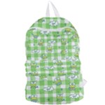 Frog Cartoon Pattern Cloud Animal Cute Seamless Foldable Lightweight Backpack
