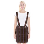 Beautiful Digital Graphic Unique Style Standout Graphic Braces Suspender Skirt