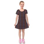 Beautiful Digital Graphic Unique Style Standout Graphic Kids  Short Sleeve Velvet Dress