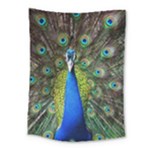 Peacock Bird Feathers Pheasant Nature Animal Texture Pattern Medium Tapestry
