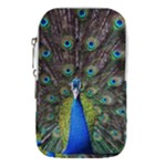 Peacock Bird Feathers Pheasant Nature Animal Texture Pattern Waist Pouch (Large)