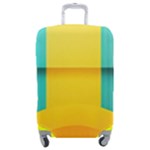 Colorful Rainbow Pattern Digital Art Abstract Minimalist Minimalism Luggage Cover (Medium)